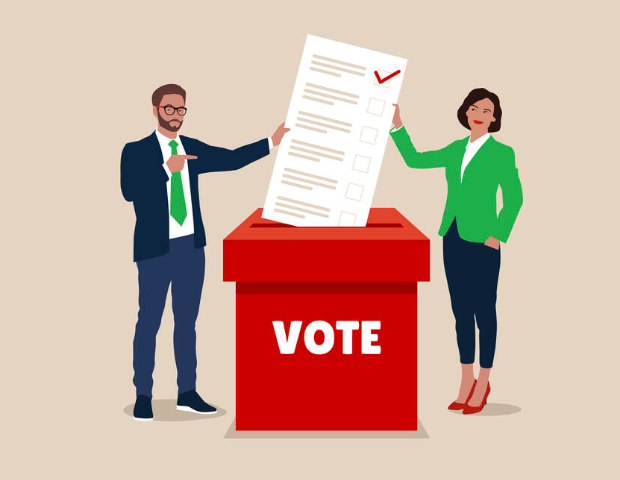Election cartoon